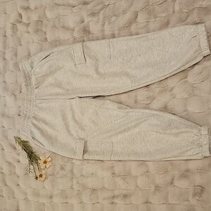 Yogalicious Scuba Davenport Gray Jogger Cargo Mens XL Soft Cozy Athleisure EUC